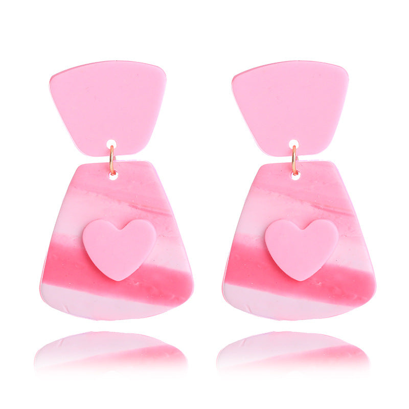 Wholesale Valentine's Day Love Soft Ceramic Earrings