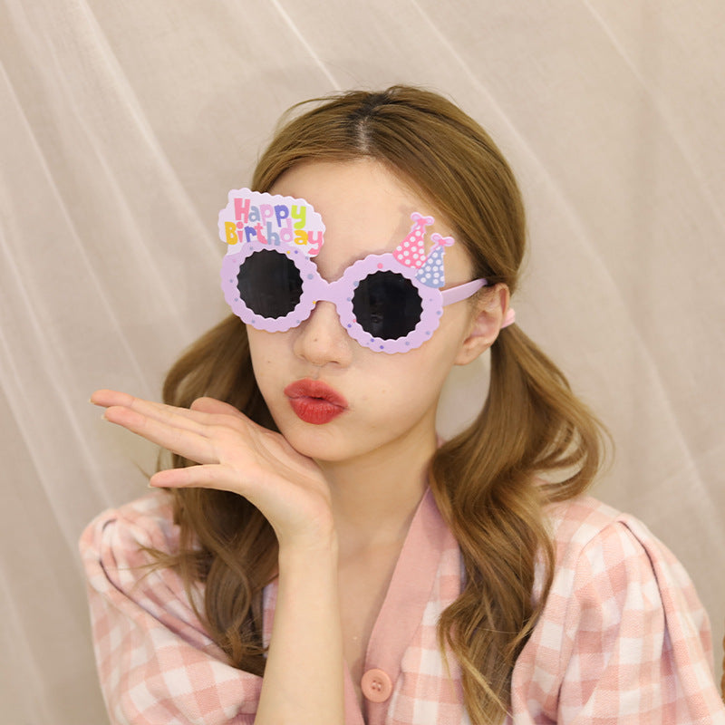Wholesale ABS Funny Glasses Decoration Party Birthday Glasses