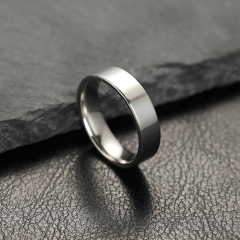 Wholesale Stainless steel ring shiny ring