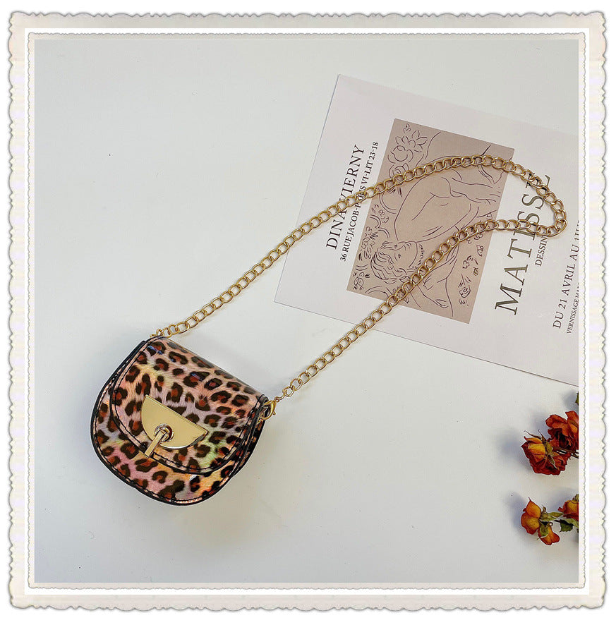 Wholesale PU Kids Bag Leopard Coin Purse