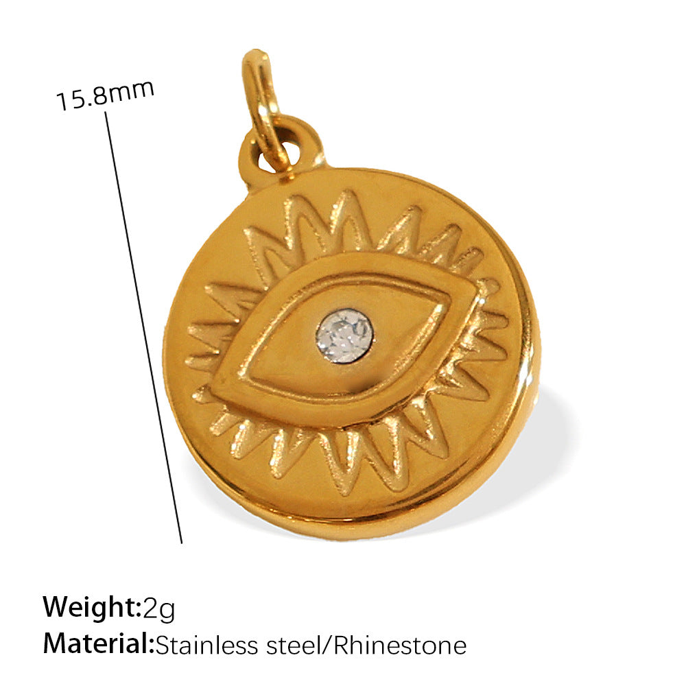 Wholesale Diverse diamond studded stainless steel necklace pendant accessories