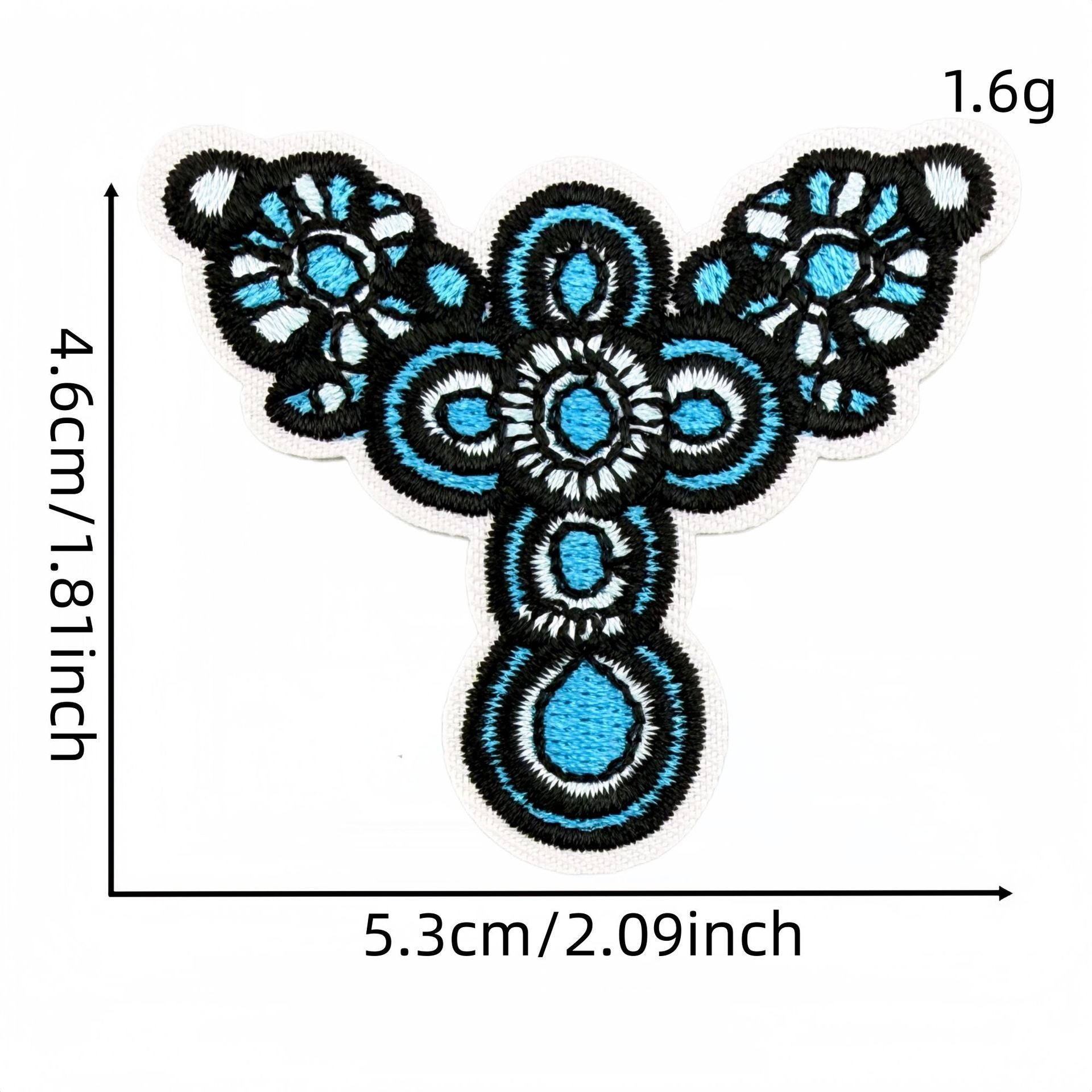 Wholesale Western Cowgirl Embroidered Patches 24 Piece Set Pink Blue Guitar Cow Skull Design DIY Craft Supply For Home Decor And Resale