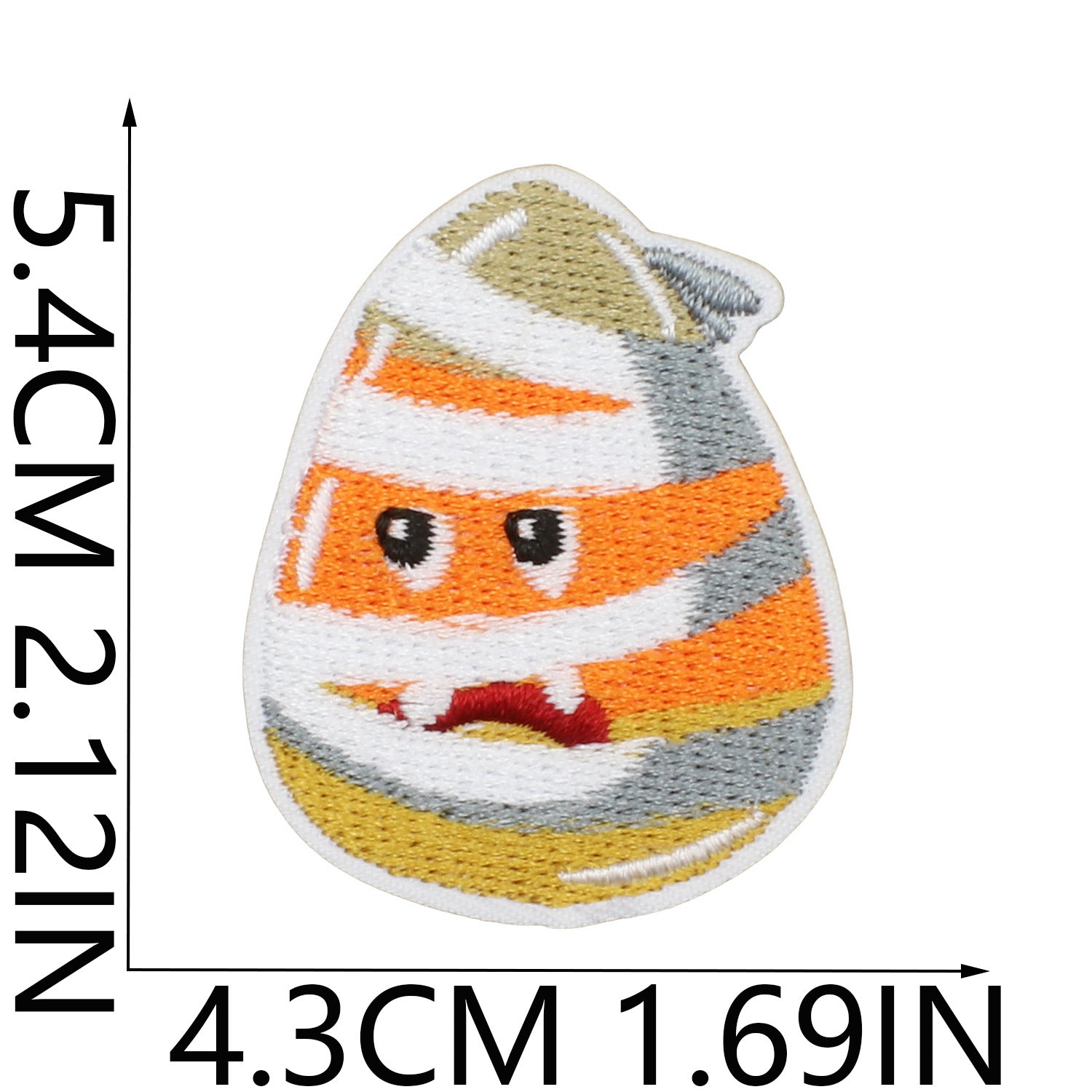 Wholesale   Web Ghost Embroidered Iron On Patches Polyester Thread Sheet For ets Backpacks