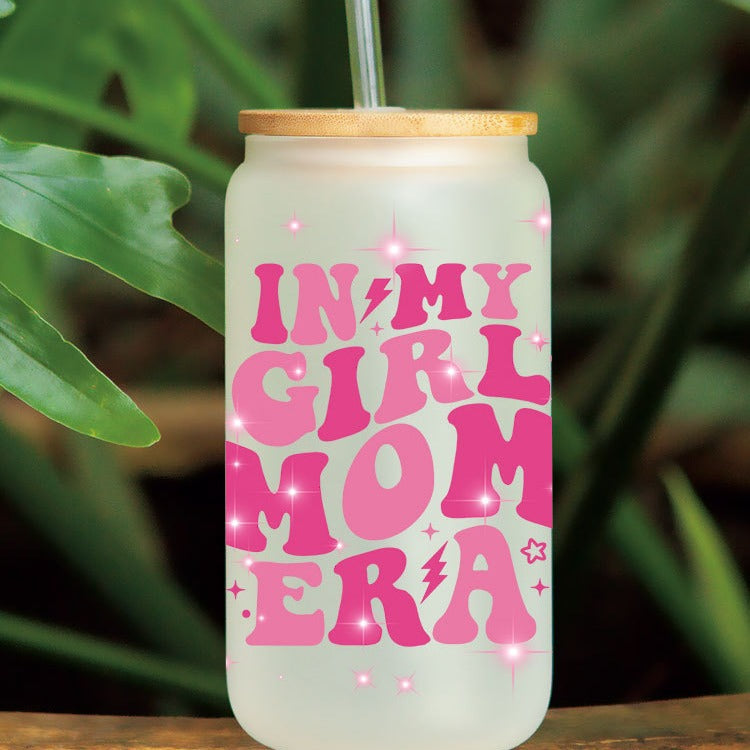 Wholesale Cartoon Cute Mother' s Day Theme 16oz Cup UV DTF Wraps