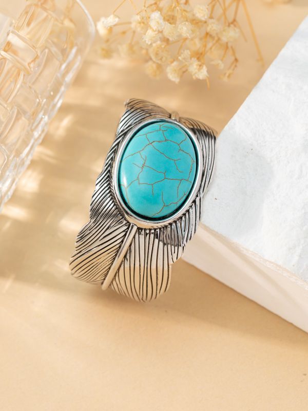 Wholesale Bohemian Peacock Feather Bracelet