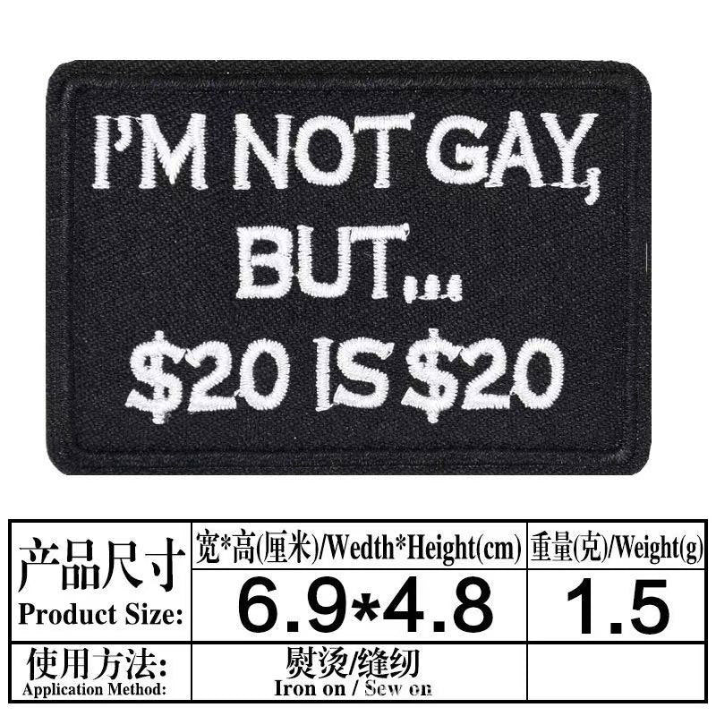 Wholesale English entry humorous letter cartoon embroidery DIY Patches