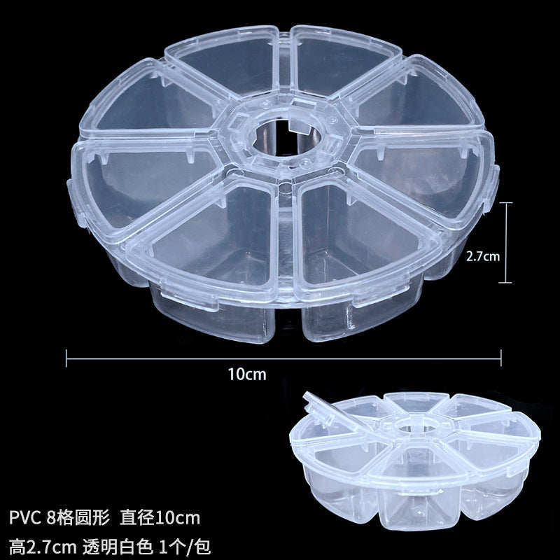 Wholesale Handmade DIY Bead Jewelry Removable Transparent Plastic Storage Box Tools