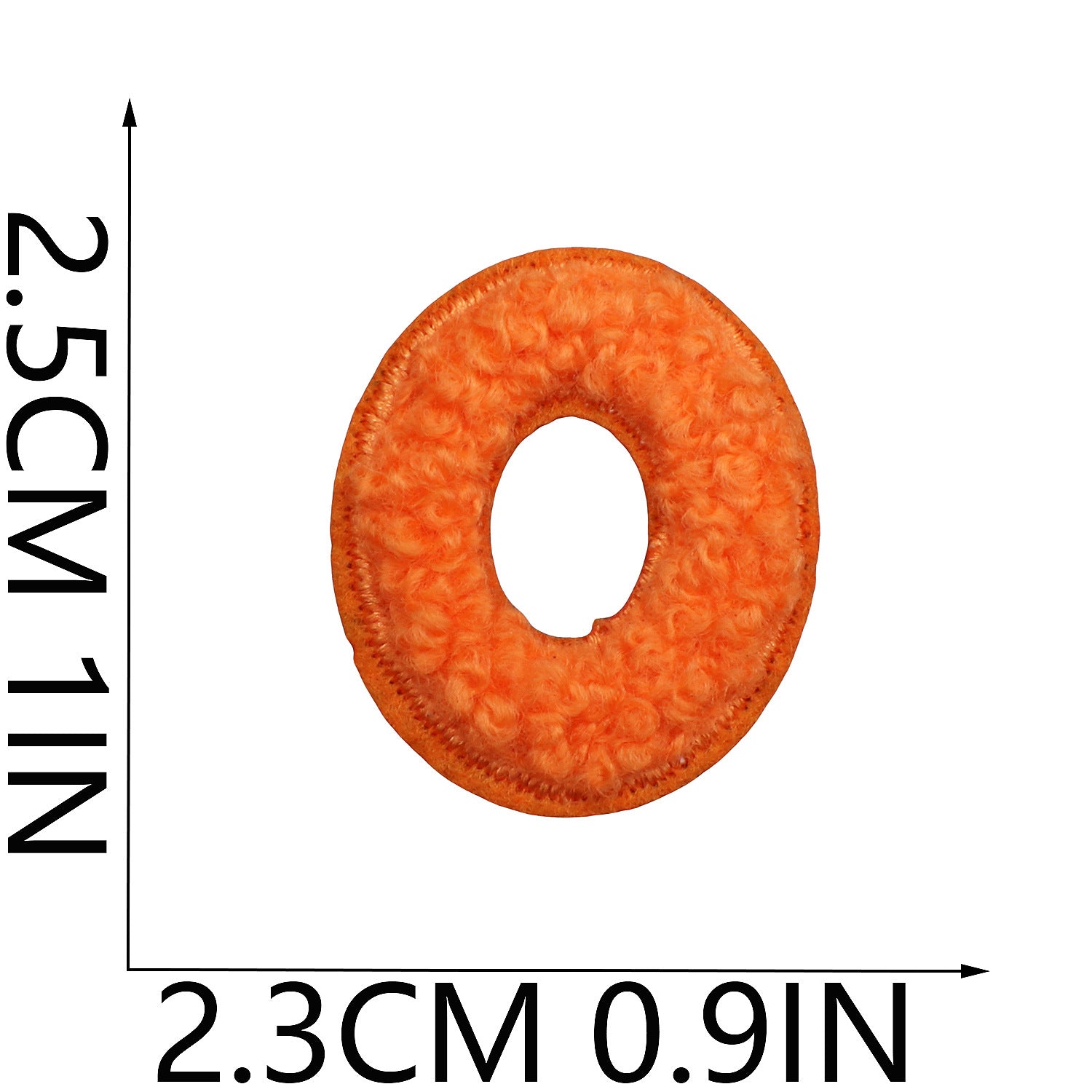 Wholesale Trendy Chenille Embroidered Alphabet Number Patches Iron On DIY Decorative Accessory For Clothing Bags Boutique Resale
