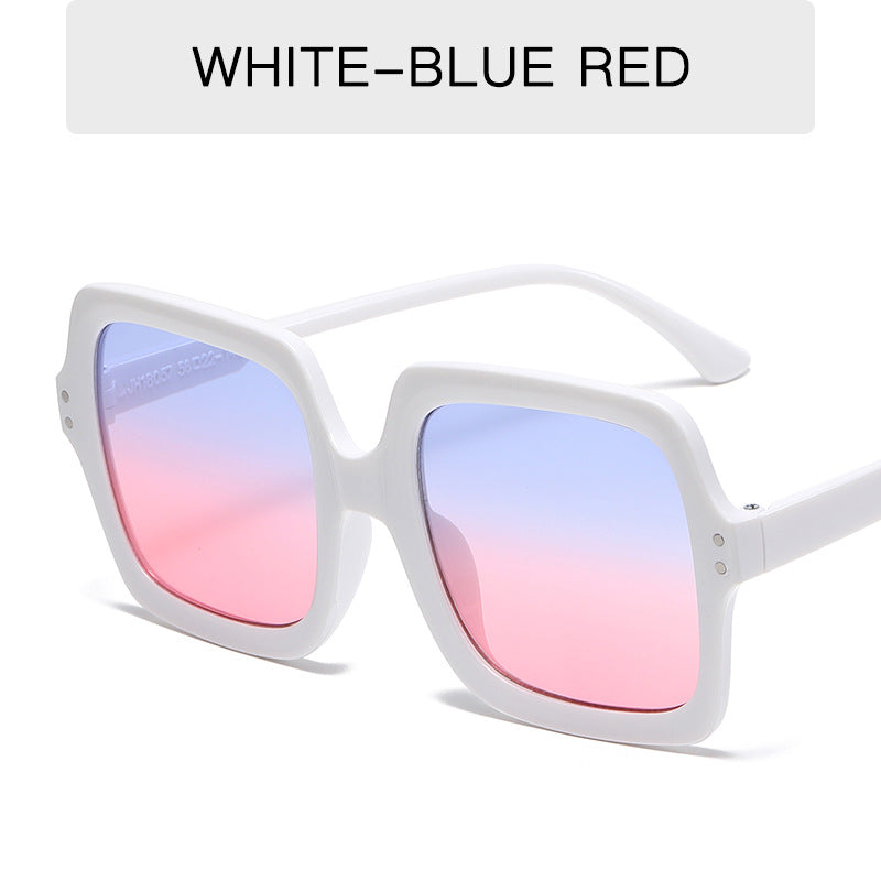 Wholesale Square Large Frame PC Sunglasses