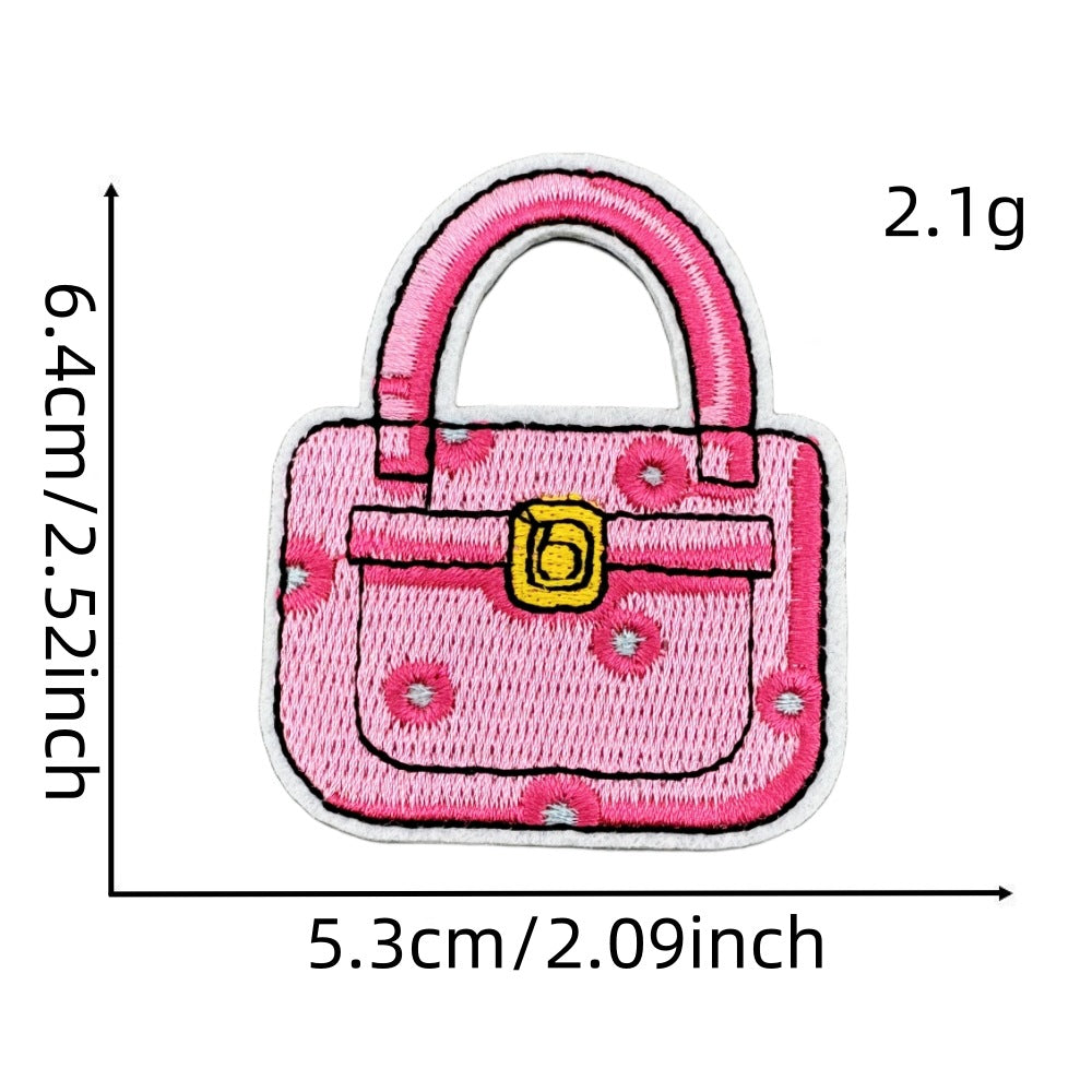 Wholesale Cartoon Princess Pink Cloth Patch Badge Fashion DIY Decorative Accessory For Clothing Bags Gifts Resale
