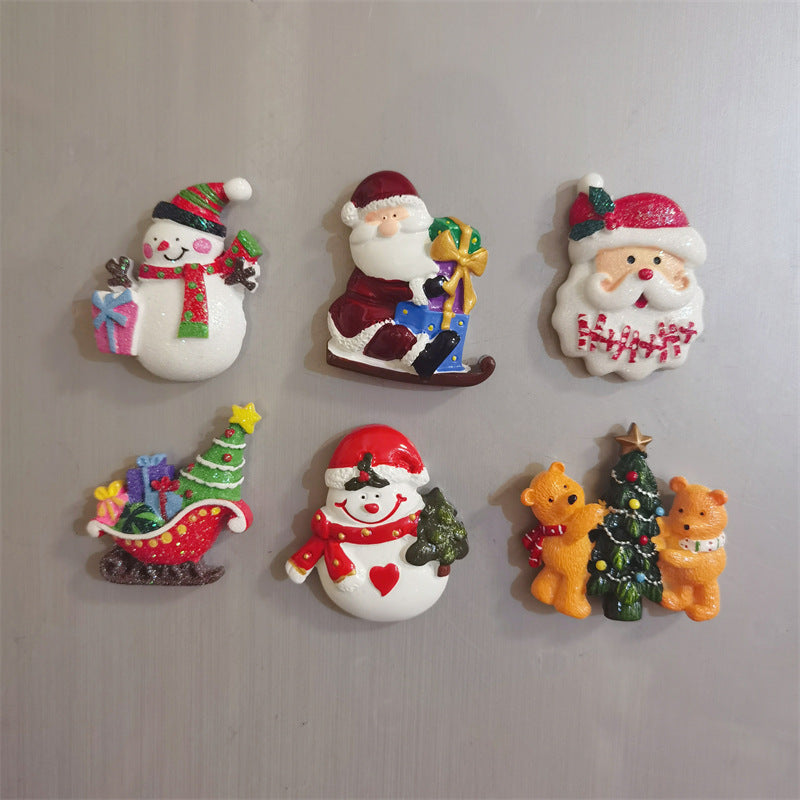 Wholesale Christmas Elderly Refrigerator Stickers Decoration