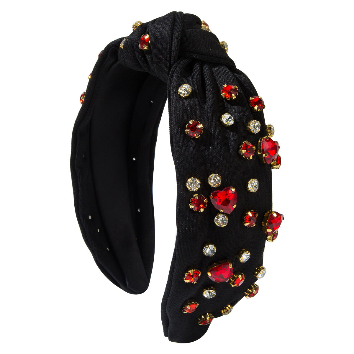 Wholesale Valentine's Day Hair Band Korean Fashion Nail Diamond Love Glass Diamond Decoration Sweet Hair Accessories Hair Clip