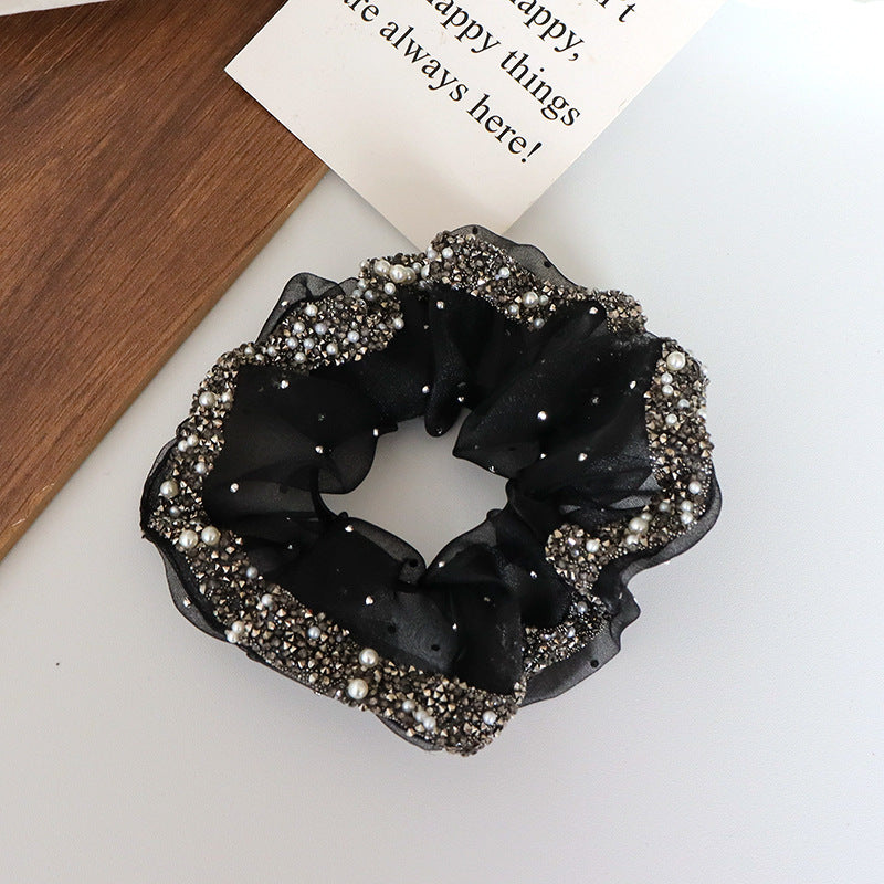 Wholesale Rhinestone elegant ponytail hair tie
