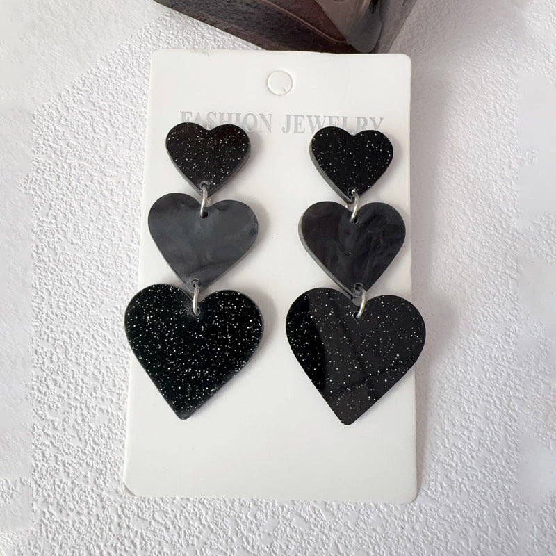 Wholesale Valentine' s Day Love Bow  Acrylic Earrings