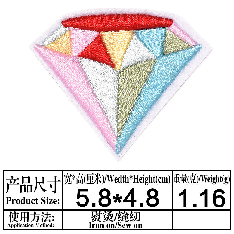 Wholesale Cartoon Animal Fabric Patches Iron On Sew On Embroidered Badges For Clothing 13 Styles DIY Accessory