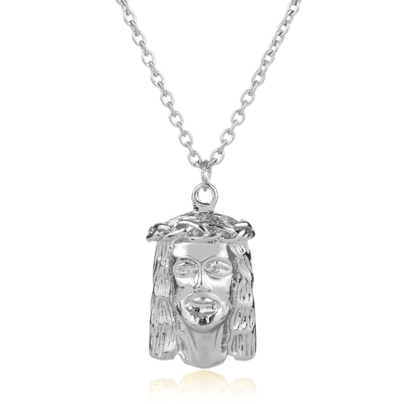 Wholesale Jesus Vintage Portrait Pendant Memorial Necklace Jewelry