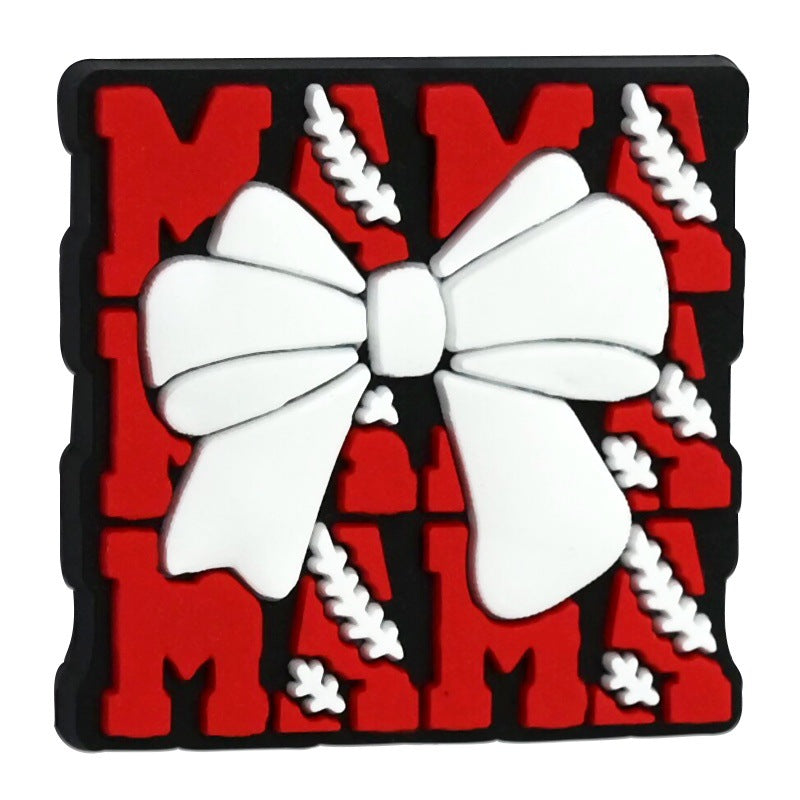 Wholesale Random 100pcs Cartoon Baseball Sports Beads  Focus Beads