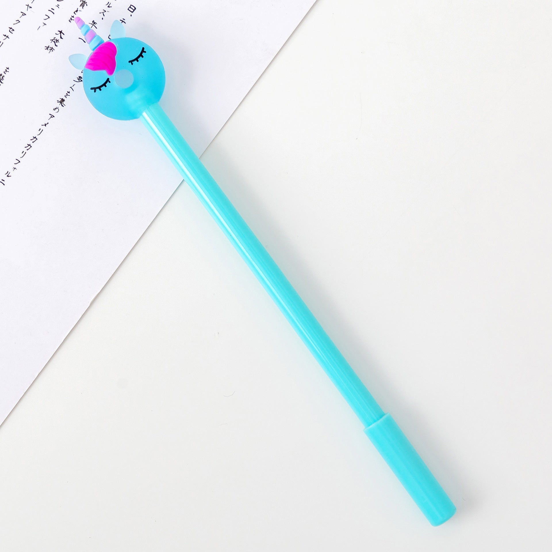Wholesale Donut Unicorn Plastic Rollerball Pen