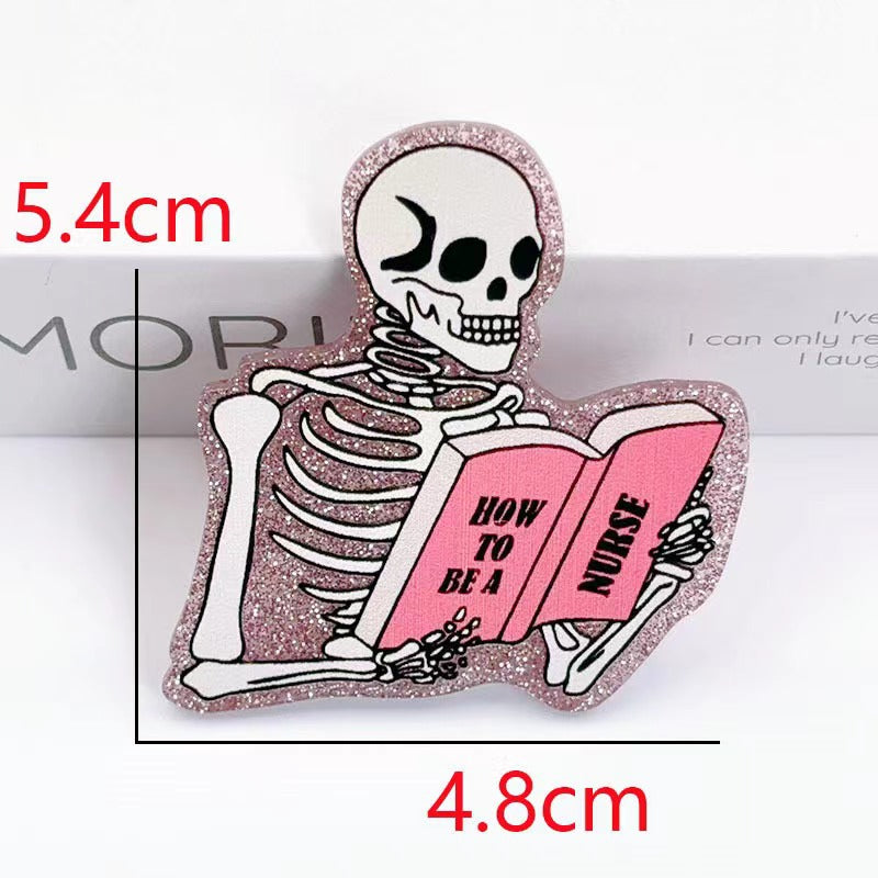 Wholesale 10pcs Cartoon Alphabet Acrylic Flatback