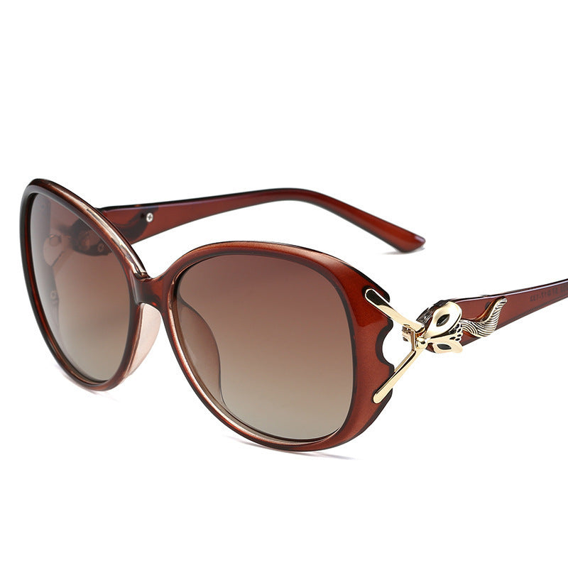 Decoración de metales de cabeza de zorro al por mayor Gafas de sol PC PC