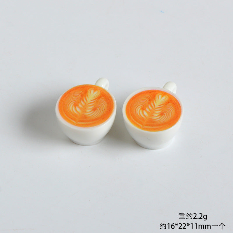 Wholesale Miniature Doll House Ornaments  Latte Art Coffee Cups  Doll Accessories