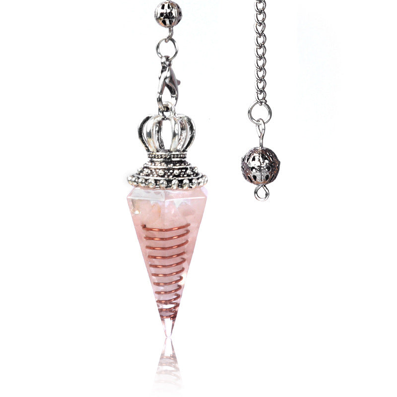 Wholesale Crystal Gravel Resin Pendulum