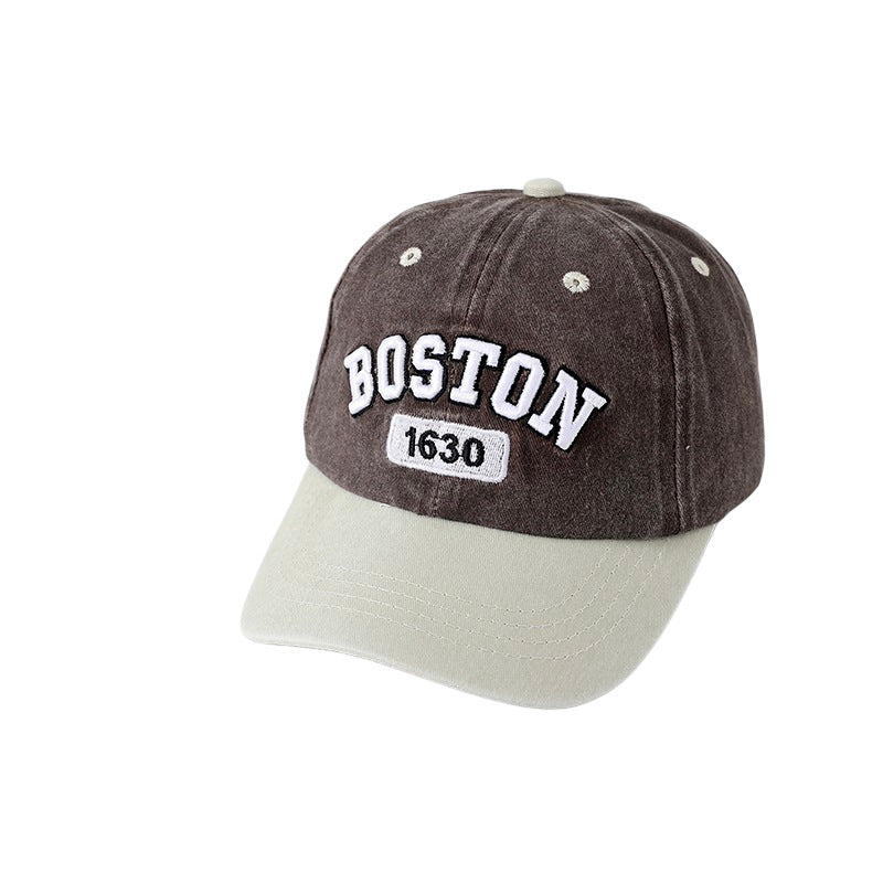 Wholesale Children's washed embroidered baseball cap