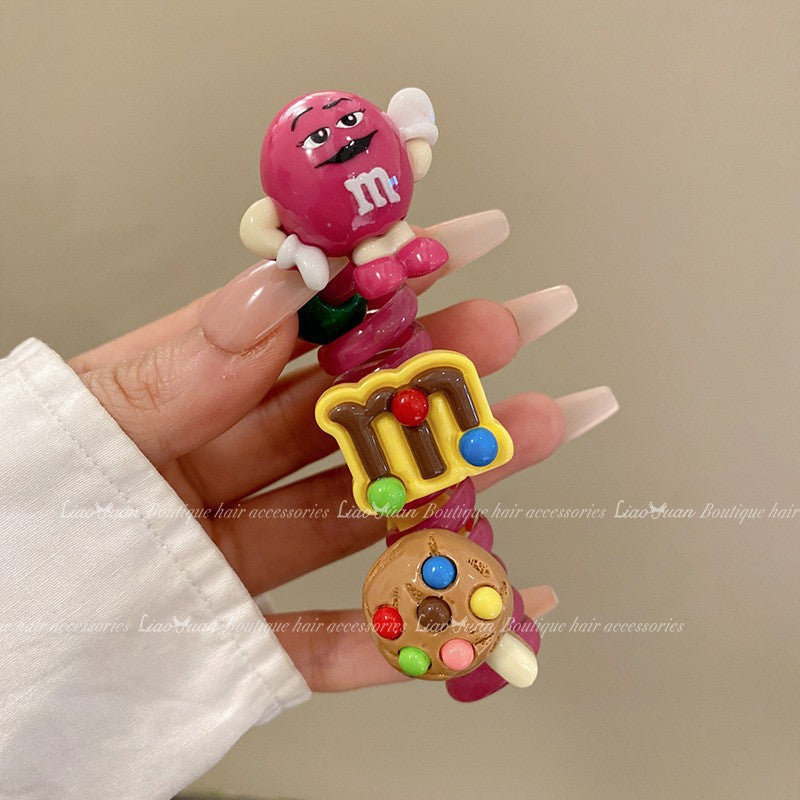 Wholesale Japanese Style Simple Bubble Braid High-grade Ponytail Braid Artifact Telephone Line Hair Scrunchies