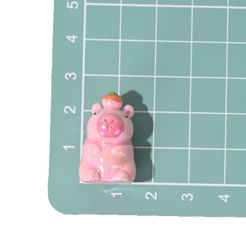 Wholesale  10pcs/pack Colorful pink animal with hole shaped beads   Acrylic Beads
