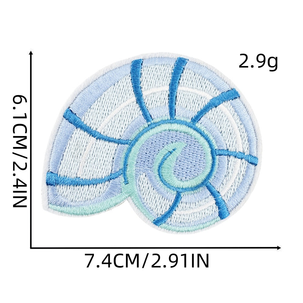 Wholesale Colorful Ocean Cartoon Embroidery DIY Patches