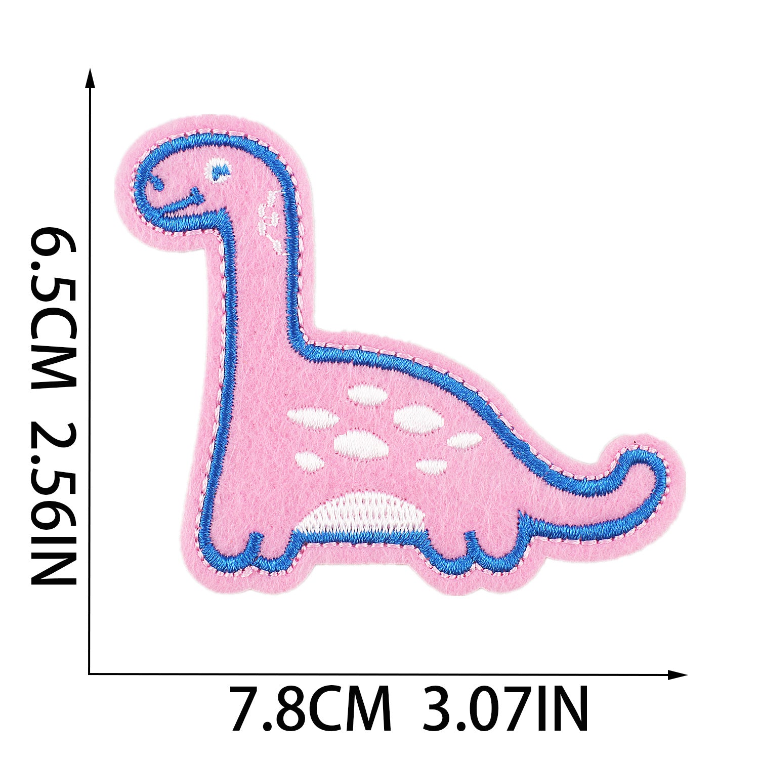 Wholesale Cute Cartoon Dinosaur Embroidery Patch Dino Sew On Applique For Clothing DIY Craft Boutique Resale Gift