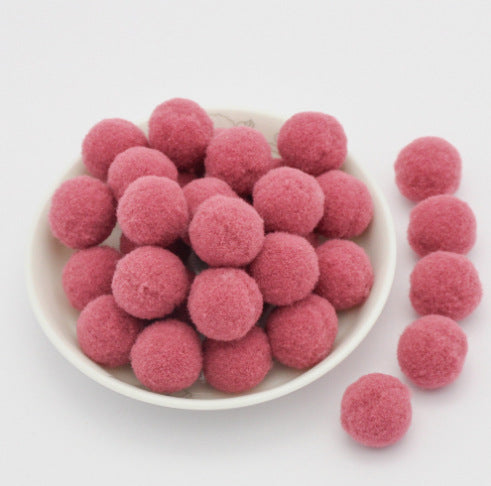 Wholesale 20MM diy handmade materials headdress accessories high elastic wool ball colorful wool ball NO HOLE