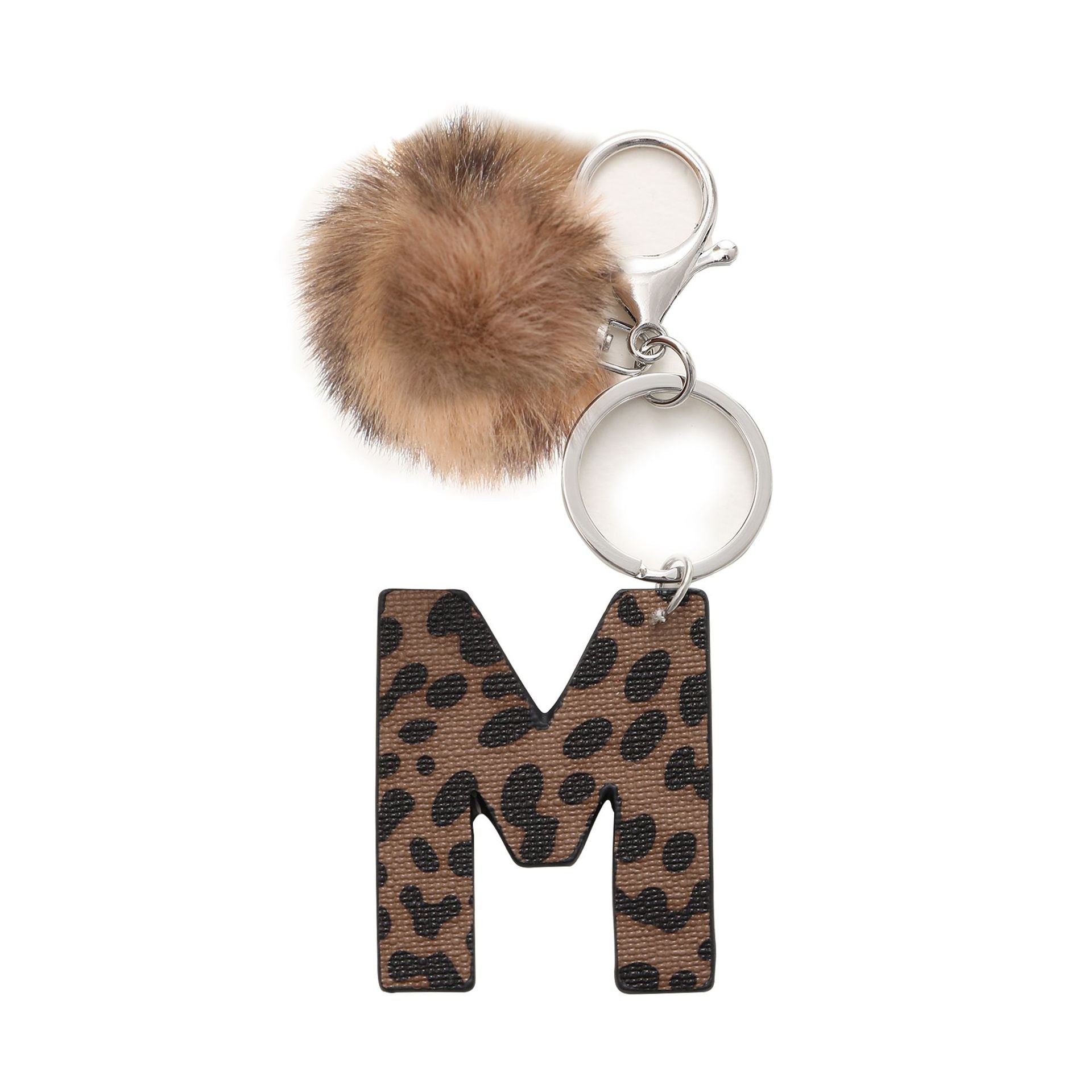 Wholesale Western Cowboy Leopard Leather Keychains