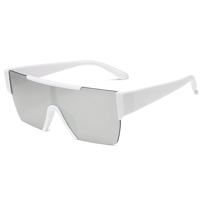 Wholesale One-piece large frame gradient sunglasses