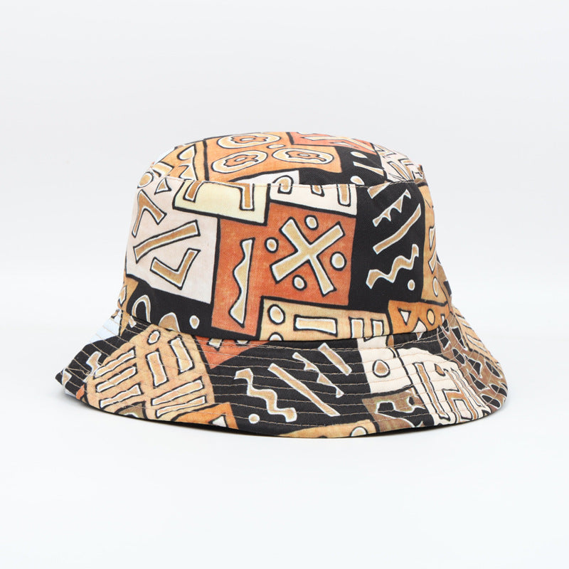 Wholesale Aztec Printed Double Sided Sun Visor Bucket Hat