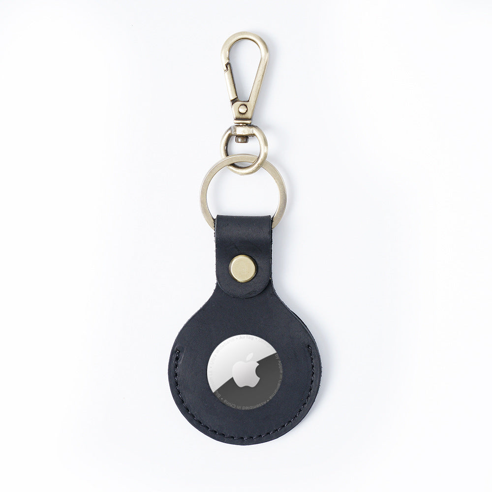 Wholesale Leather Case Luggage Location Tracker Keychain