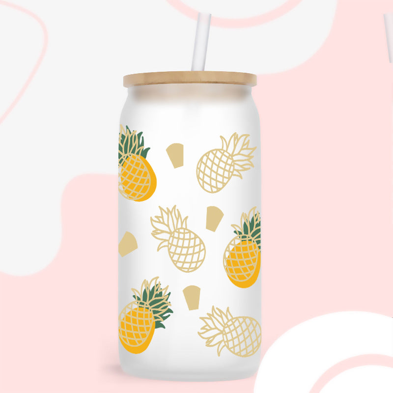 Wholesale Colorful Fruit Series 16oz Cup UV DTF Wraps