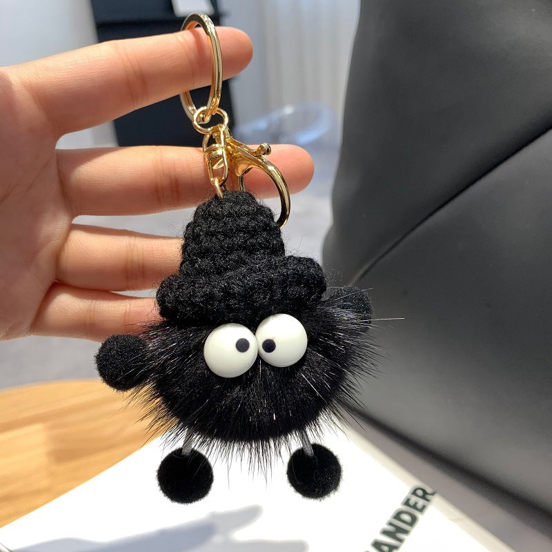 Wholesale Cute Plush Ball Keychains