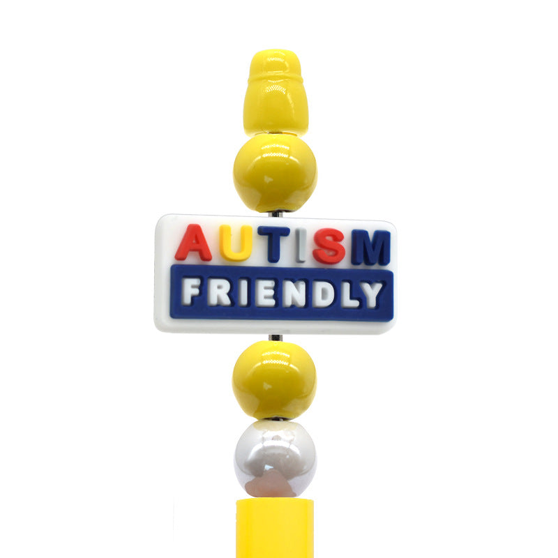 Wholesale Random 100pcs Cartoon School Series Focal Beads