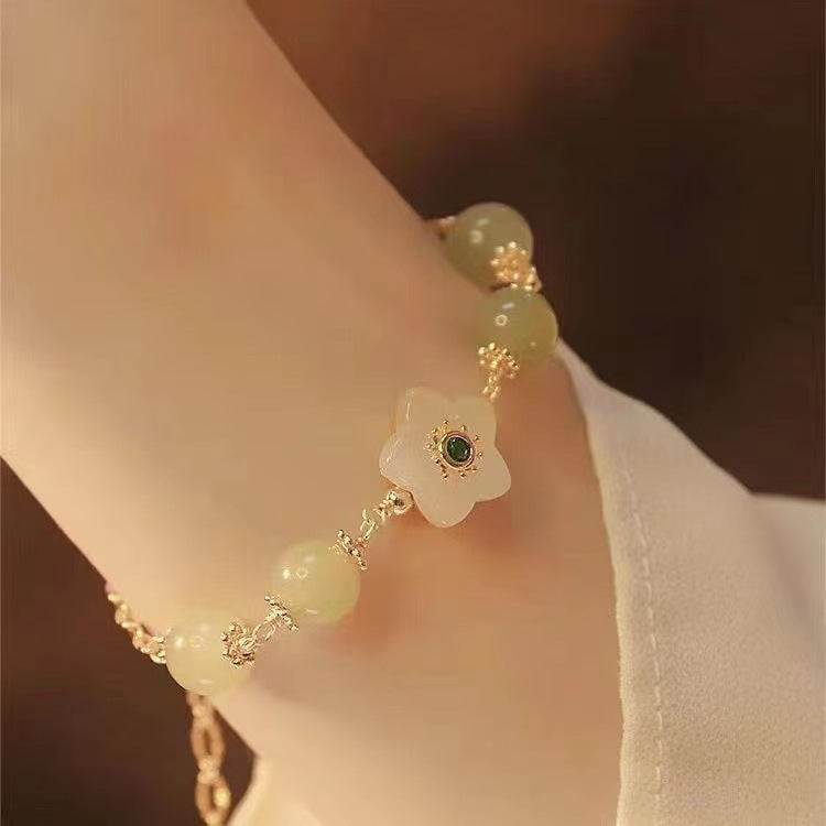Wholesale Niche sweet style Begonia flower girlfriends bracelet