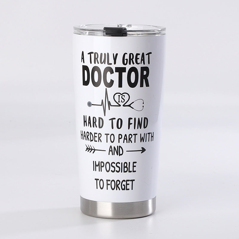 Wholesale Tumbler Stainless Steel Double-layer Spray Painted Ice Bullies Cup