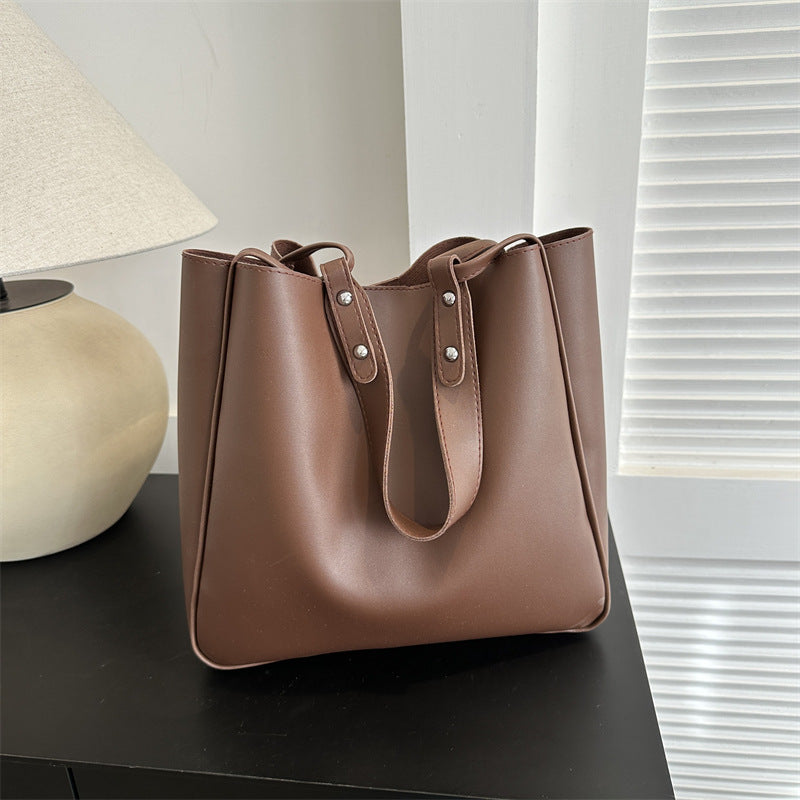 Wholesale High-capacity Winter PU Single Shoulder Underarm Tote Bag