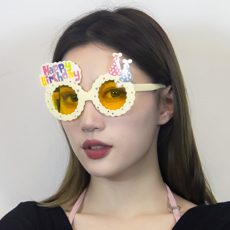 Wholesale ABS Funny Glasses Decoration Party Birthday Glasses