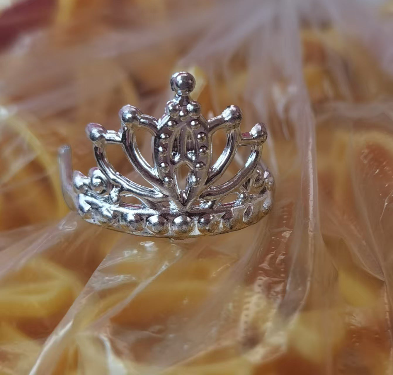 Wholesale Crown pentagram bar electroplated plastic doll accessories