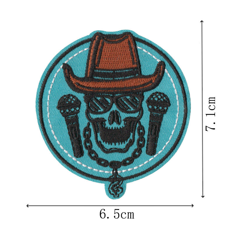 Wholesale Embroidered Western Cowboy Patch Set Of 9 Chic Clothing And Cap Decorative Accent DIY Craft Fashion Accessory For Boutique Resale