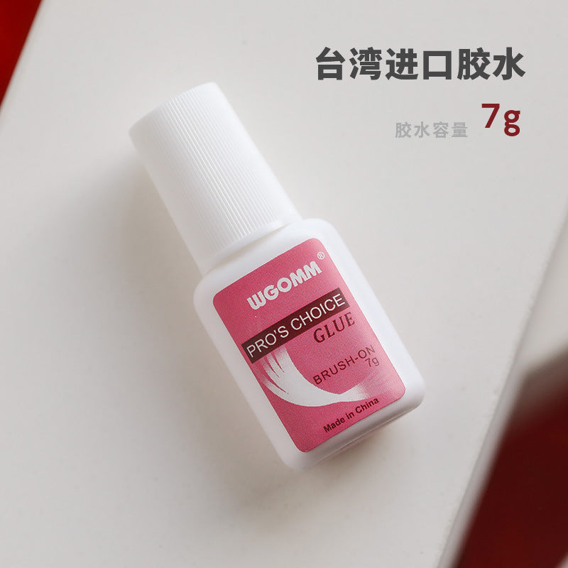 Wholesale Nail glue for nail art, quick-drying, brush-mounted, fake nails, diamond nail glue, water-soluble glue