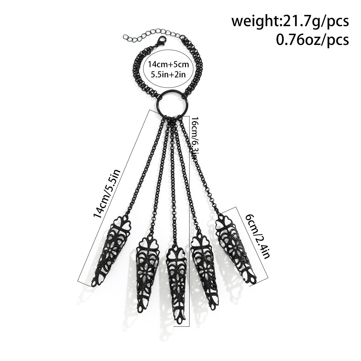 Wholesale Gothic Ghost Mittens Bracelet