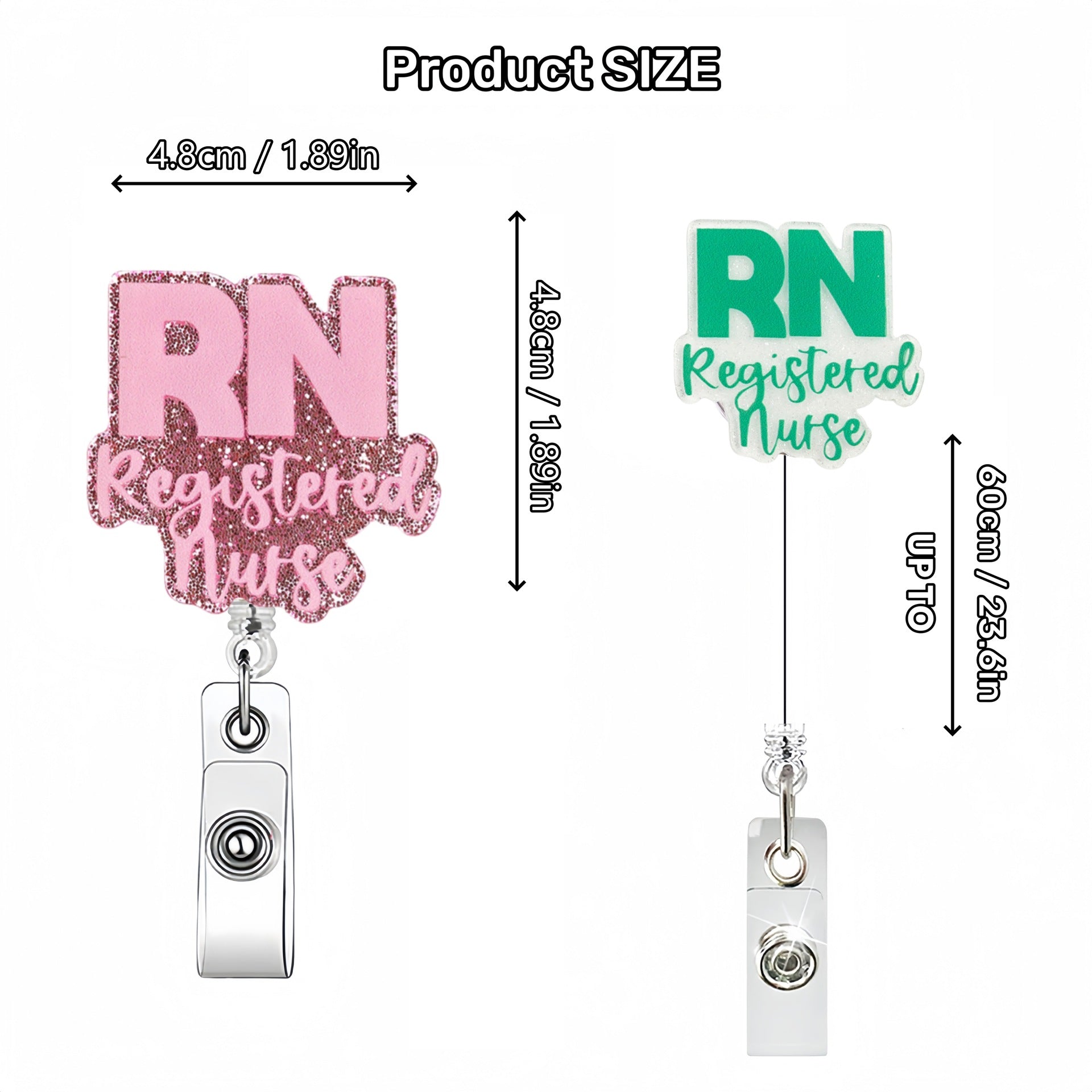 Wholesale Acrylic medical retractable easy-pull keychain