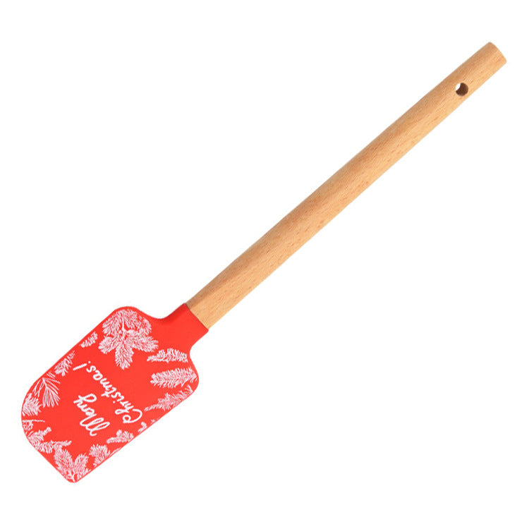 Wholesale Round Wooden Handle Scraper Household Mixing Scraper