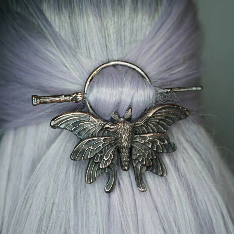 Wholesale Gothic retro creative moth insect hairpin personality hairpin